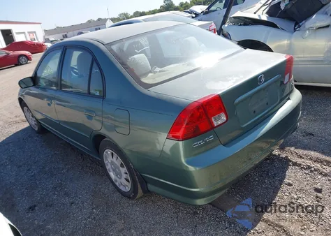 2004 Honda Civic Lx из США, поврежденный, VIN 2HGES16554H591146